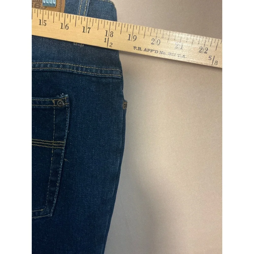 Route 66 Denim Shorts Women 17/18 Blue New High Rise 8in Inseam RT66L336L